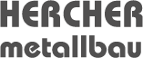 Hercher Metallbau Logo im Footer
