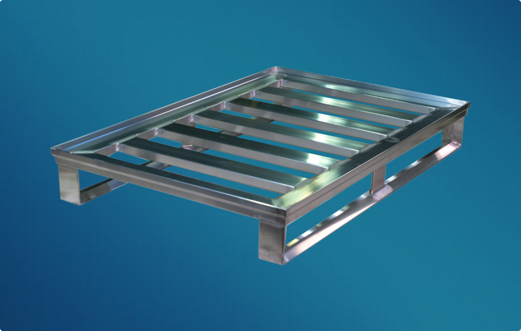 Aluminium Paletten mit Rand