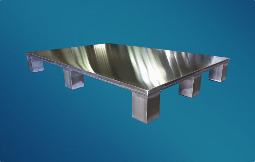 Aluminium Paletten mit Sandwich-Deck